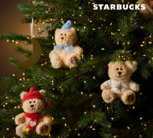 Starbucks Korea - Holiday Delight Bearista Keychain Set (3P) Starbucks Korea Keychain