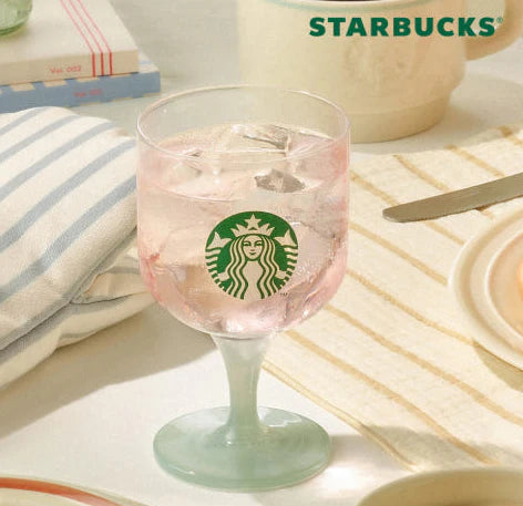 Starbucks Korea - Stacka Goblet Glass Set (2P) Starbucks Korea Glass Set