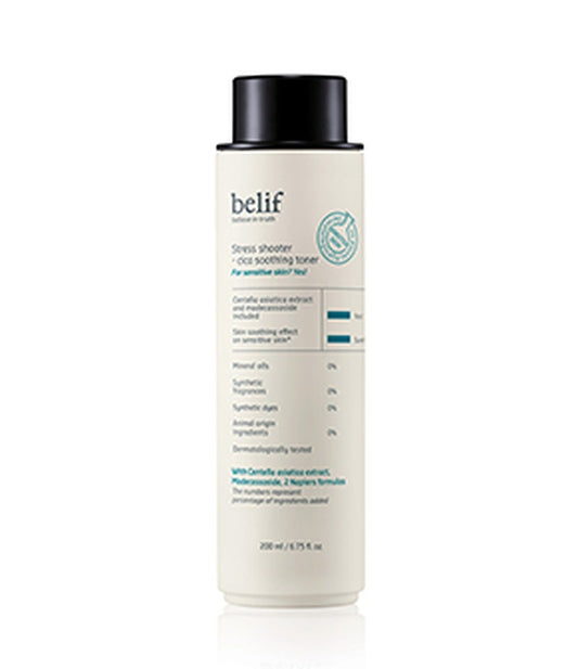 Stress Shooter-cica Sooting Toner 200ml, belif belif Balancing Toner