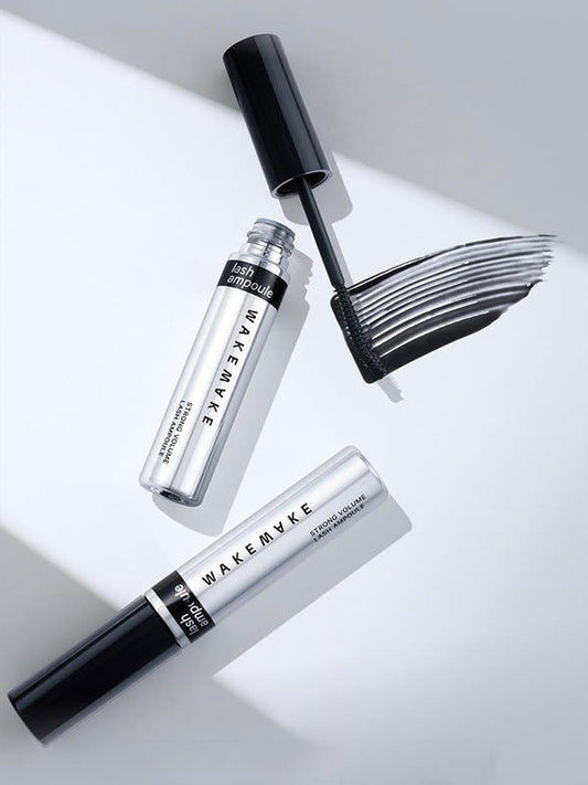 Strong Black Tinting Lash Ampoule Mascara 7.5g, WAKEMAKE WAKEMAKE Eyelash Serum