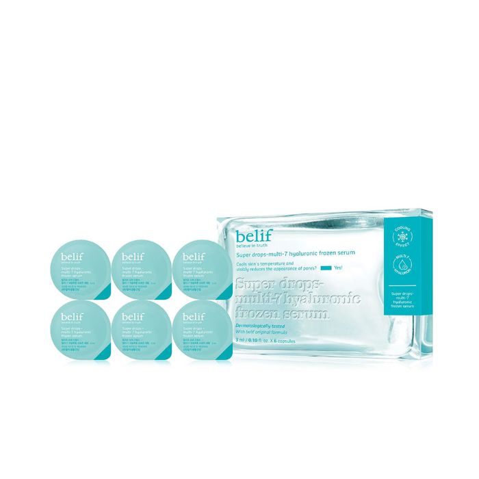 Super Drops Multi-7 Hyaluronic Frozen Serum 3ml X 6ea, belif belif Hydrating Serums
