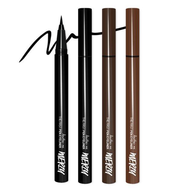 THE FIRST PEN EYELINER 0.5g (3 Colos), MERZY MERZY Eyeliner