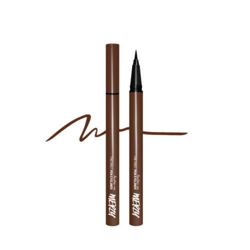 THE FIRST PEN EYELINER 0.5g (3 Colos), MERZY MERZY Eyeliner
