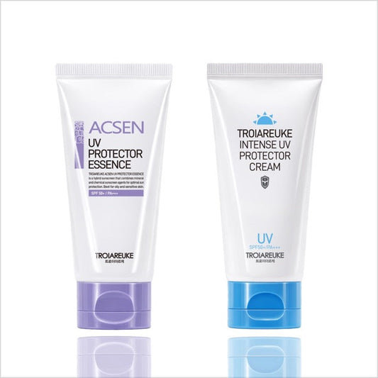 TROIAREUKE UV Protector Cream SPF50+ PA+++ 50ml+50ml [1+1] TROIAREUKE Sunscreen