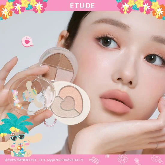 [Tanned Cinnamoroll] ETUDE NEW Ppong Eye Maker – 3 Colors ETUDE Eyeshadow