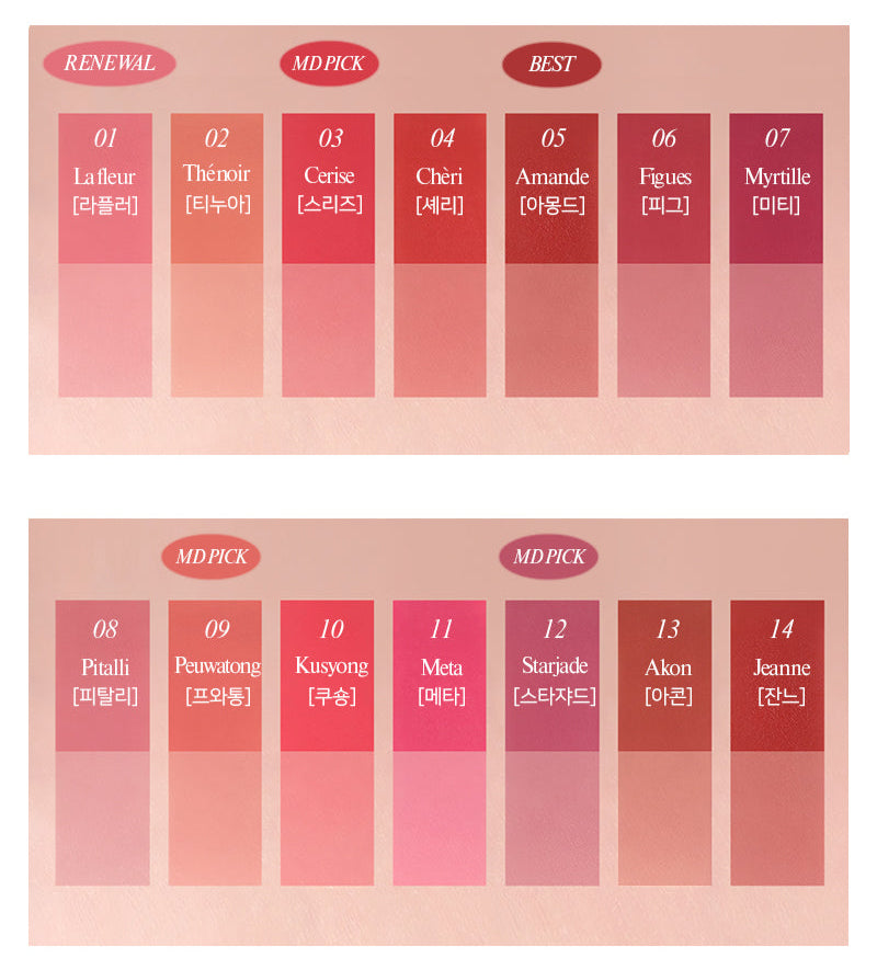 Tattoo Bisou Velvet Lip Tint 4g, FORENCOS FORENCOS Lip Tint
