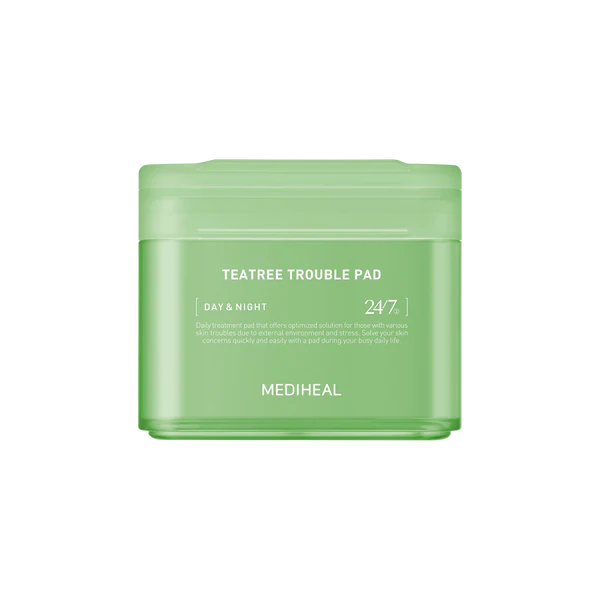 Tea Tree Trouble Pad 100 Pads, MEDIHEAL MEDIHEAL Toner Pad