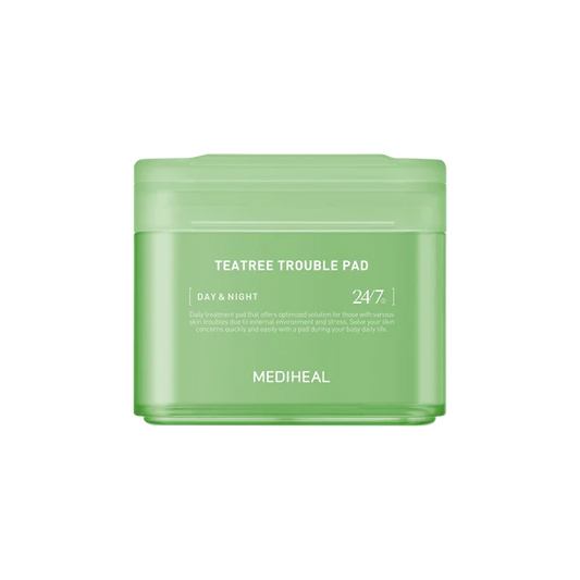 Tea Tree Trouble Pad 100 Pads, MEDIHEAL MEDIHEAL Toner Pad