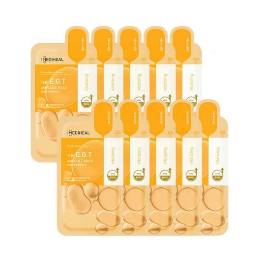The E.G.T Ampoule Mask Sheet 10P, MEDIHEAL MEDIHEAL Treatment Mask