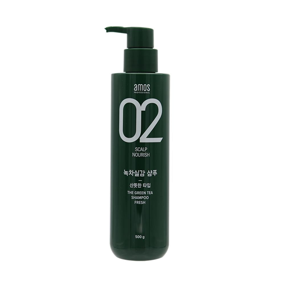 The Green Tea Shampoo [Fresh - For Oily Scalp] 500g, amos PROFESSIONAL amos PROFESSIONAL Shampoo