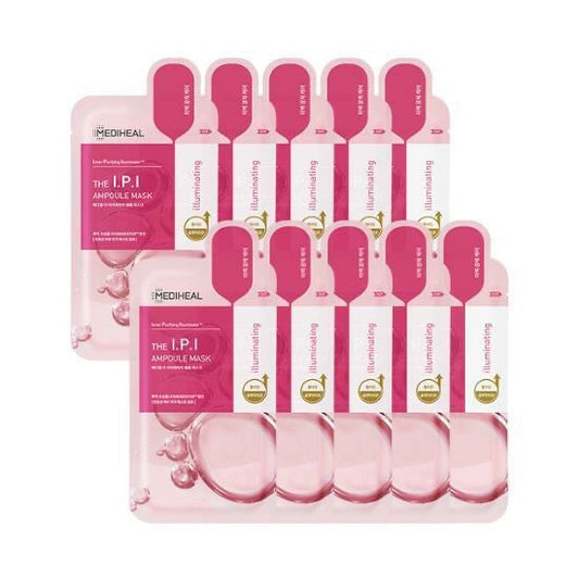 The I.P.I Ampoule Mask Sheet 10P, MEDIHEAL MEDIHEAL Treatment Mask