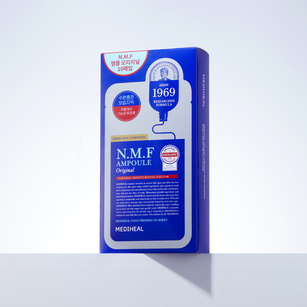 The N.M.F Ampoule Mask Original 27ml X 10ea, MEDIHEAL MEDIHEAL Sheet Mask