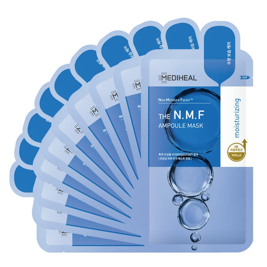 The N.M.F Ampoule Mask Sheet 10P, MEDIHEAL MEDIHEAL Treatment Mask