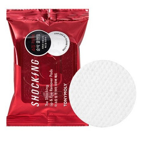 The Shocking Lip & Eye Remover Pads 150g/30ea, TONYMOLY TONYMOLY Cleansing Tissue