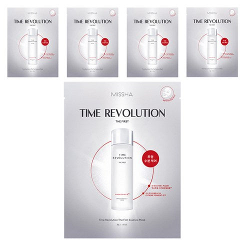 Time Revolution The First Essence Mask 30g X 5ea, MISSHA MISSHA Treatment Mask