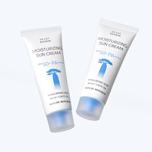 UV CUT BAOBAB Moisturizing Sun Cream SPF50+ PA++++ 40ml+40ml, NATURE REPUBLIC NATURE REPUBLIC Sun Cream