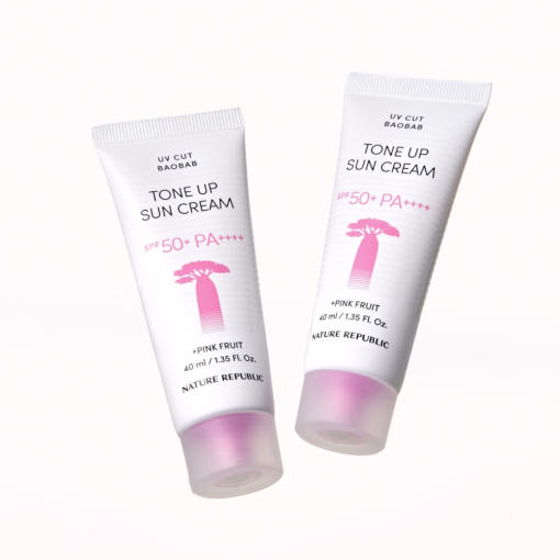 UV CUT BAOBAB Tone Up Sun Cream SPF50+ PA++++ 40ml+40ml, NATURE REPUBLIC NATURE REPUBLIC Sun Cream