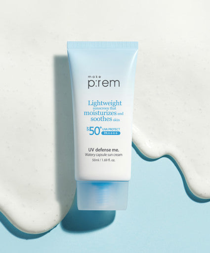 UV Defense Me. Watery Capsule Sun Cream 50ml, make p:rem make p:rem Sun Cream