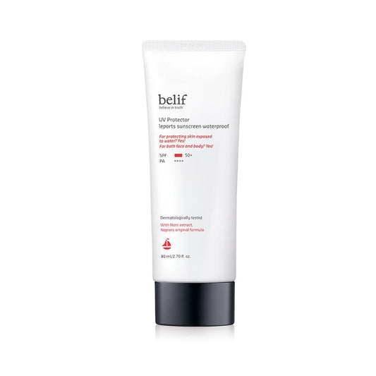 UV Protector Leports Waterproof (SPF50+/PA++++) 80ml, belif