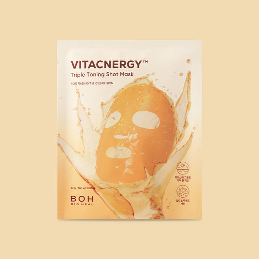 VITACNERGY Triple Toning Shot Mask 23g X (4+1)ea, BIO HEAL BOH BIO HEAL BOH Sheet Mask