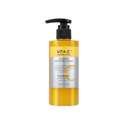 Vita C Plus All In One Pack Foam Cleanser 200ml, MISSHA MISSHA Cleansing Foam