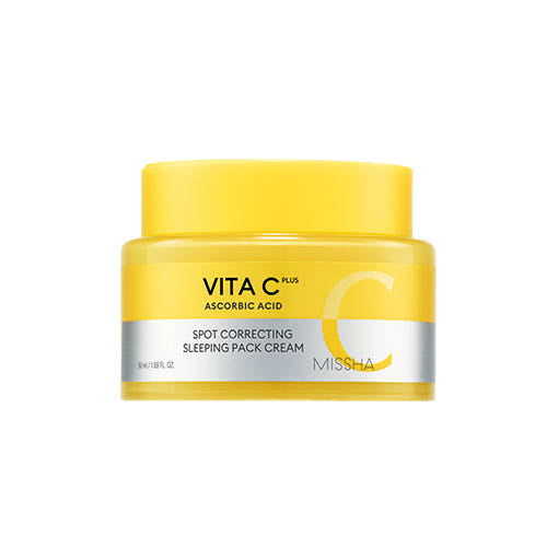 Vita C Plus Spot Correcting Sleeping Mask Pack Cream 50ml, MISSHA MISSHA Overnight Face Mask