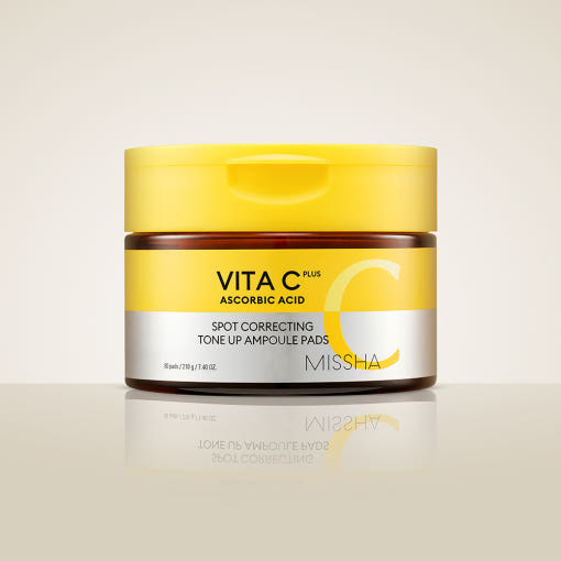 Vita C Plus Spot Correcting Tone Up Ampoule Pads 210g/80pads, MISSHA MISSHA Ampoule Pad