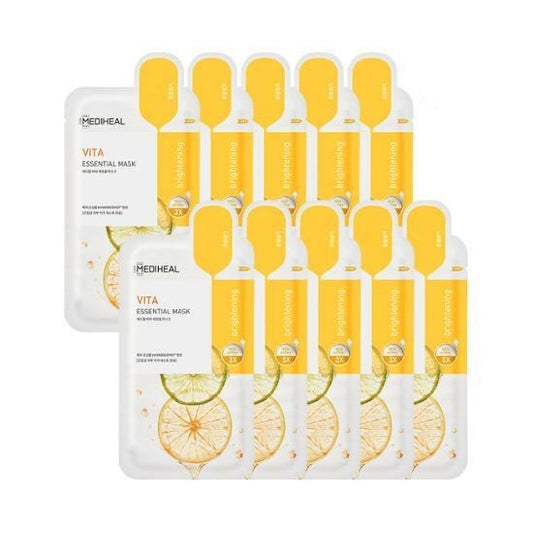 Vita Essential Mask Sheet 10P, MEDIHEAL MEDIHEAL Treatment Mask