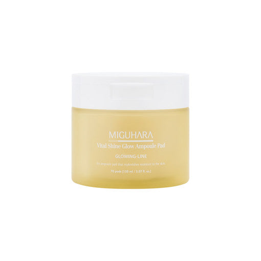 Vital Shine Glow Ampoule Pad 70 pads 150ml, MIGUHARA MIGUHARA Toner Pad