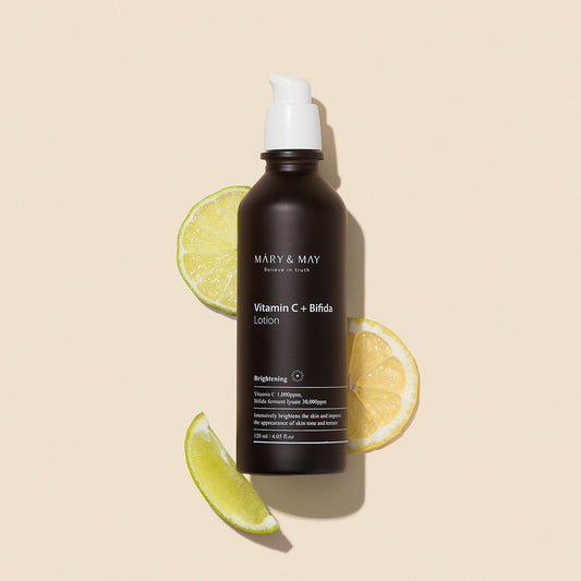 Vitamin C+Bifida Lotion 120ml, MARY & MAY MARY & MAY Face Lotion
