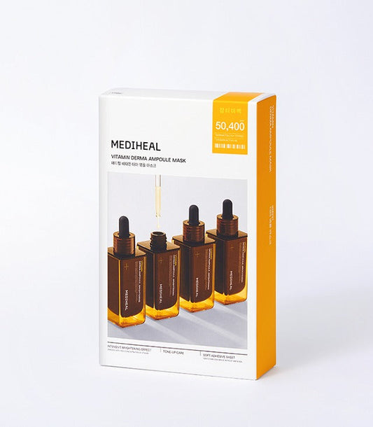 Vitamin Derma Ampoule Mask 25ml X 10ea, MEDIHEAL MEDIHEAL Sheet Mask