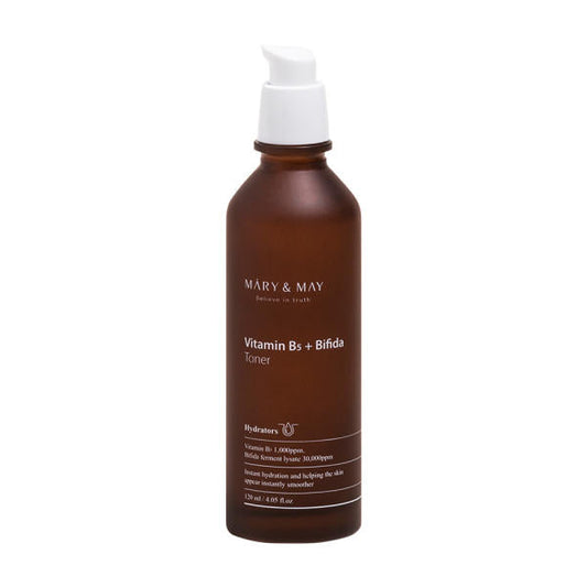 Vitamine B5 + Bifida Toner 120ml, MARY & MAY MARY & MAY Balancing Toner