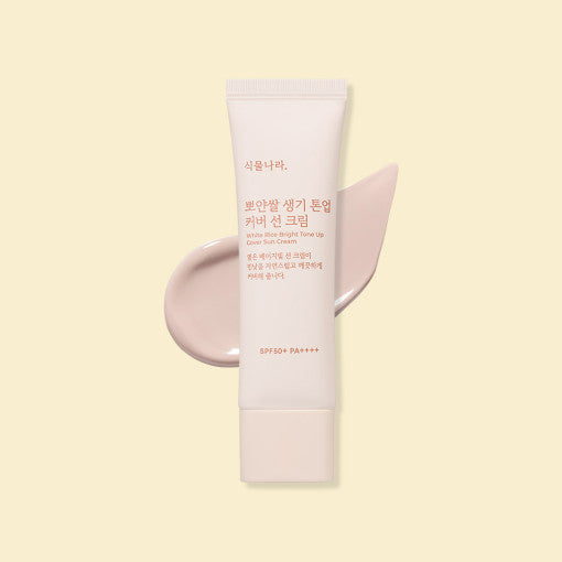 White Rice Bright Tone Up Cover Sun Cream 50ml, Shingmulnara Shingmulnara Sun Cream