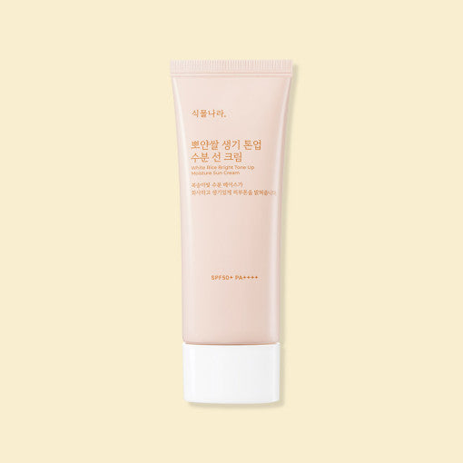 White Rice Bright Tone Up Moisture Sun Cream 100ml SPF50+ PA++++, Shingmulnara Shingmulnara Sun Cream