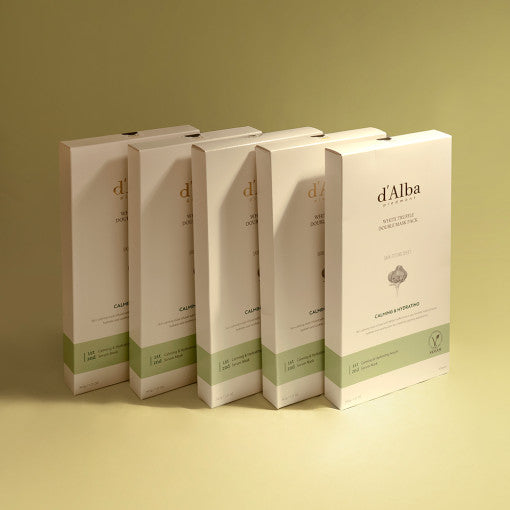 White Truffle Double Mask Pack [Calming/Hydrating] 34.5g X 20ea,d'Alba d'Alba Treatment Mask