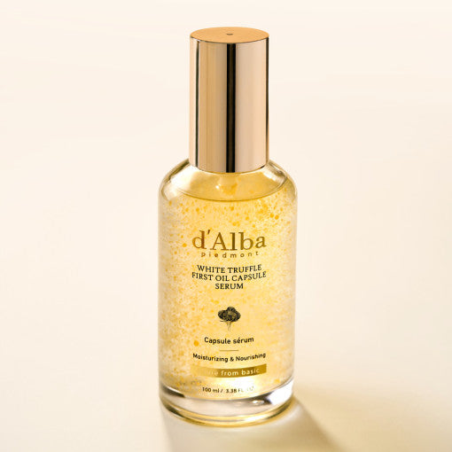 White Truffle First Oil Capsule Serum 100ml, d'Alba d'Alba Brightening Serum