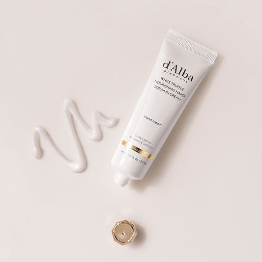White Truffle Nourishing Hand Serum In Cream 30ml, d'Alba d'Alba Hand Cream