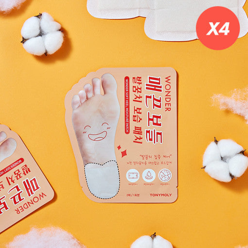 Wonder Soft Heel Moisture Patch 4ea, TONYMOLY TONYMOLY Foot Care