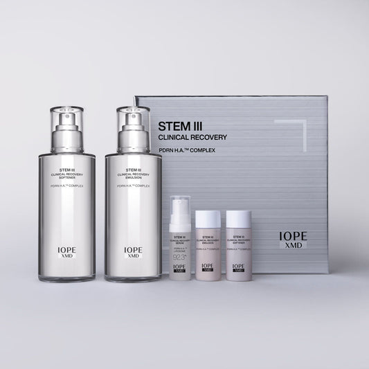  XMD STEM III Clinical Recovery Set (Softner 130ml + Emulsion 130ml), IOPE