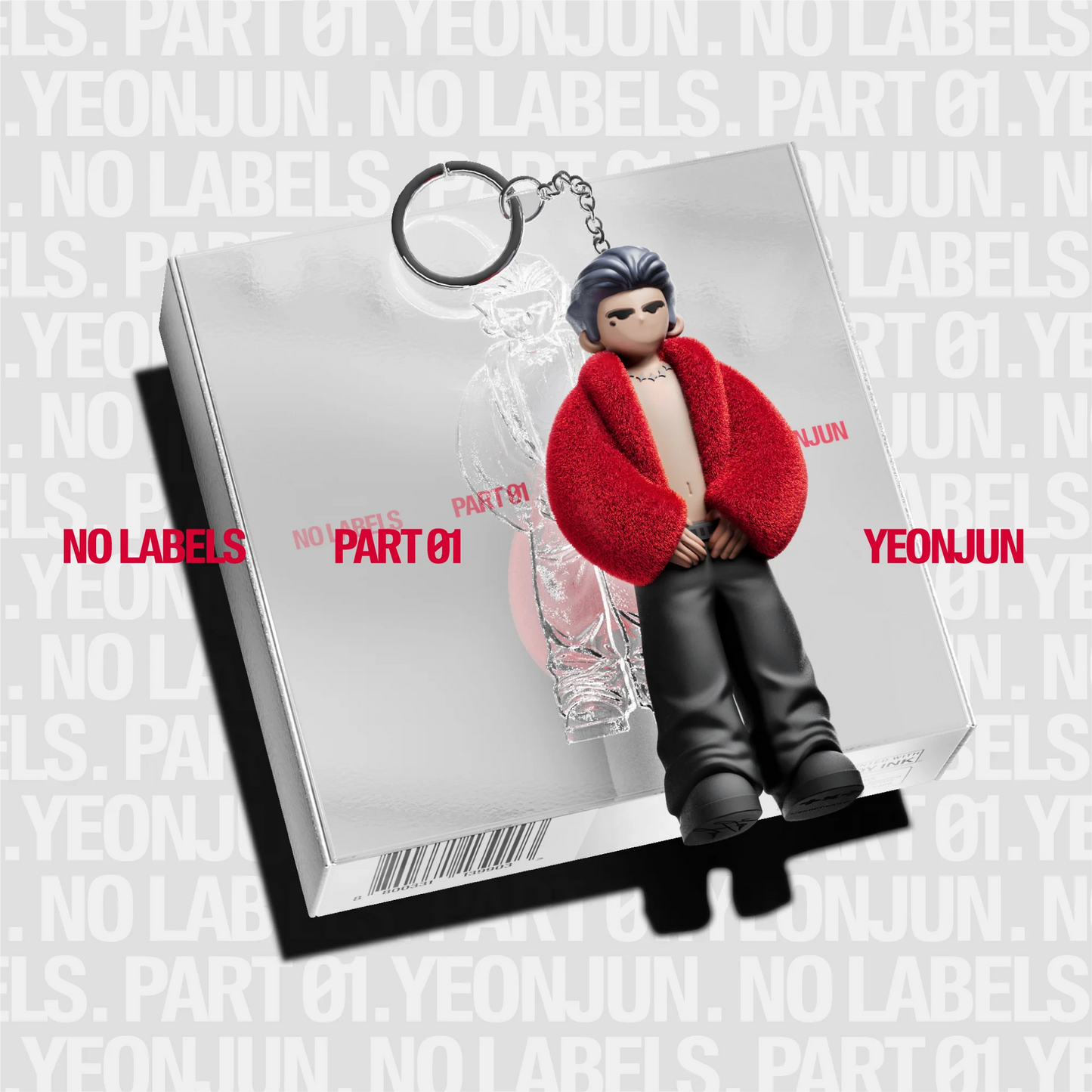 YEONJUN - 1st Mini Album NO LABELS: PART 01 (Figure Ver.) TOMORROW X TOGETHER Merch Set