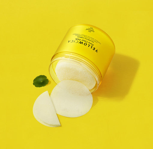 Yellow Cica Pore Clear Pad 70ea 140ml, so natural so natural Toner Pad