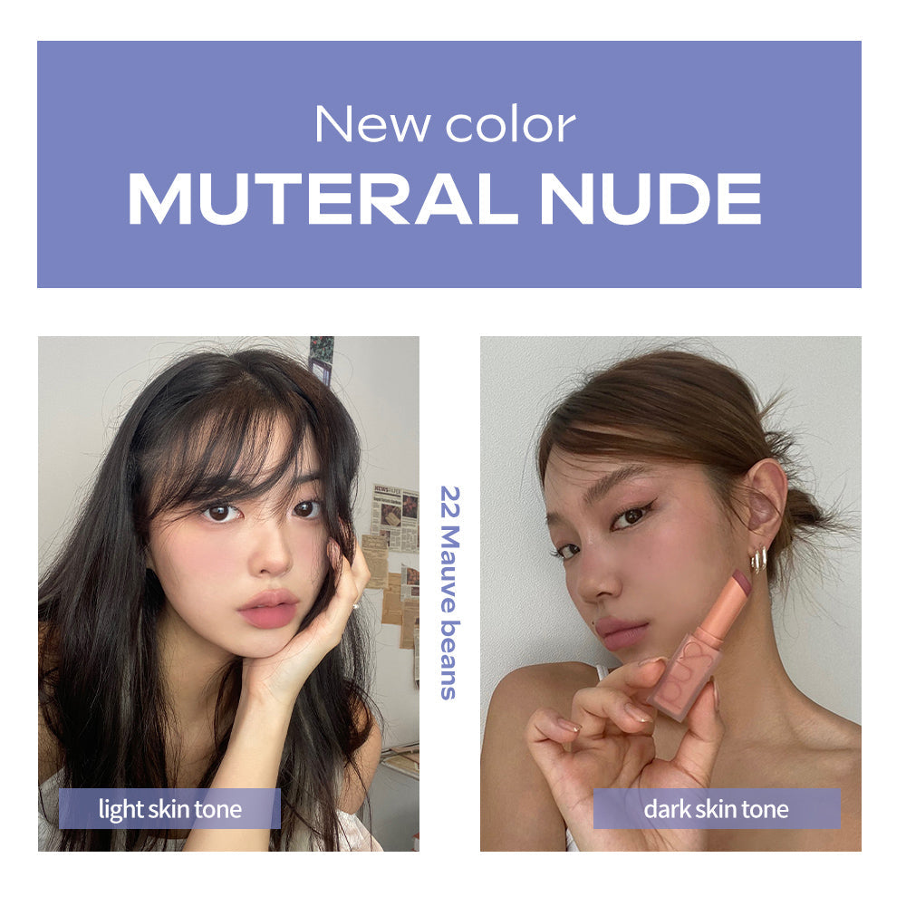 ZERO MATTE LIPSTICK New Muteral Nude, rom&nd rom&nd Lipstick