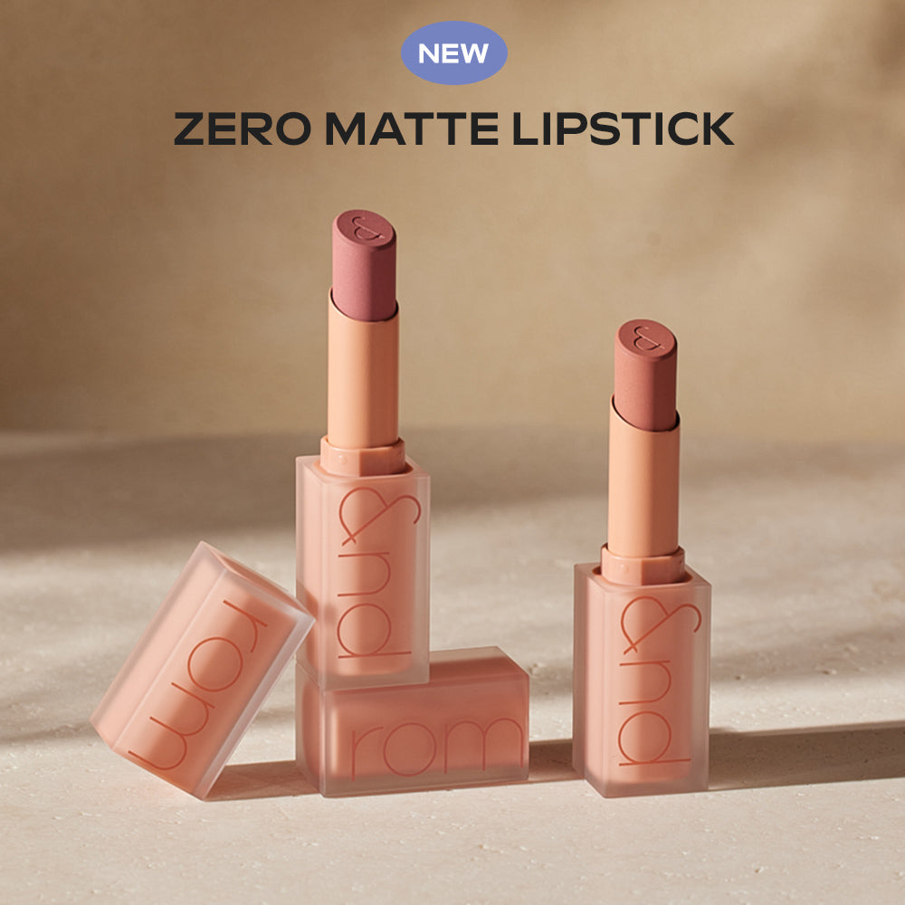 ZERO MATTE LIPSTICK New Muteral Nude, rom&nd rom&nd Lipstick