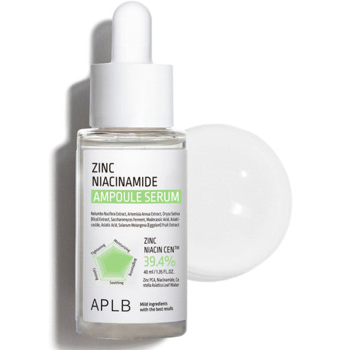 Zinc Niacinamide Ampoule Serum 40ml, APLB APLB Brightening Serum