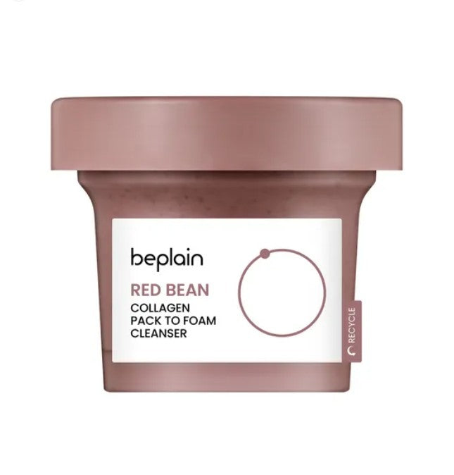 beplain Red Bean Collagen Pack To Foam Cleanser 100ml beplain Cleansing Foam