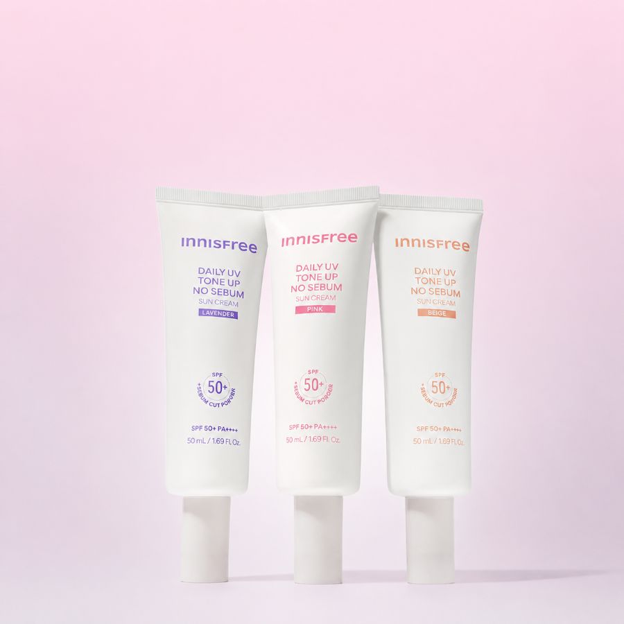 innisfree Daily UV Tone Up No Sebum Sun Cream SPF50+ PA++++ 50ml (3colors) innisfree Sunscreen