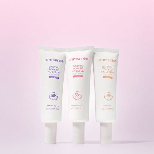 innisfree Daily UV Tone Up No Sebum Sun Cream SPF50+ PA++++ 50ml (3colors) innisfree Sunscreen