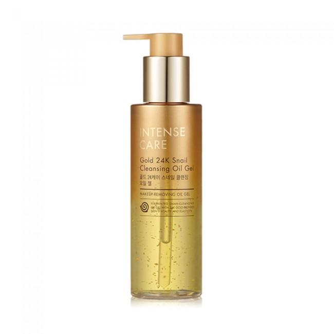 Intense Care Gold 24k Snail Cleansing Oil Gel 190ml, TONYMOLY TONYMOLY CLEANSING OIL