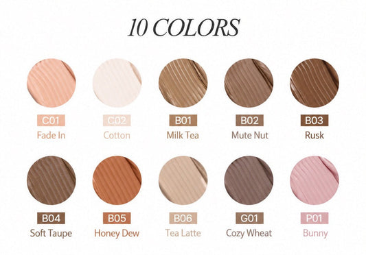 mude Inspire Skinny Browcara 3.2g (9colors) mude Eyebrow Color