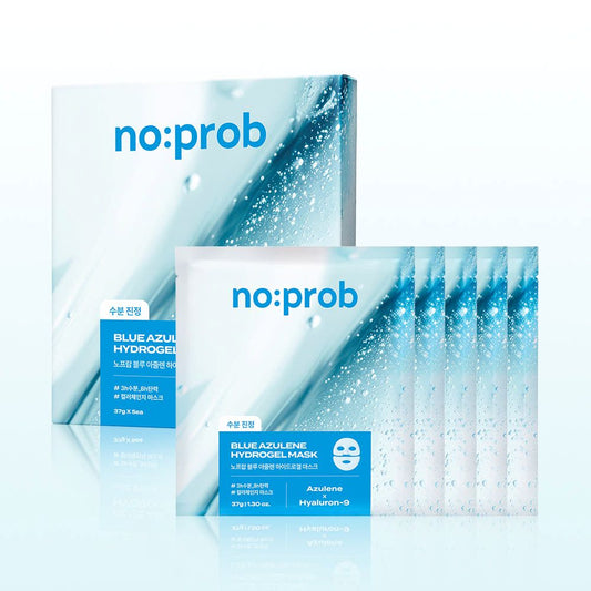 noprob Blue Azulene Hydrogel Mask 37g X 5ea noprob Jelly Sheet Mask